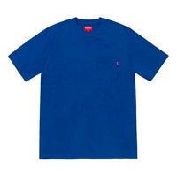 Supreme SS19 S/S Pocket Tee Short Sleeve Unisex Blue SUP-SS19-106