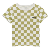 (WMNS) Vans Amstone Mini T-Shirt 'Olive Green' VN000F2ZBD4