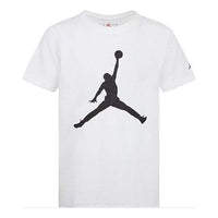 Air Jordan Pattern Round Neck Short Sleeve T-Shirt Men's White DA6796-100
