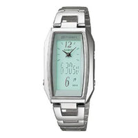 CASIO Waterproof SHEEN Stainless Steel Strap Blue Analog/Digital Combo SHN-6000D-3ADR