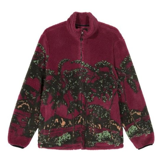 Men's Stussy Jacquard Stand Collar Jacket 118328