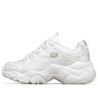(WMNS) Skechers D Lites 3.0 Running Shoes Silver/White 149904-WSL