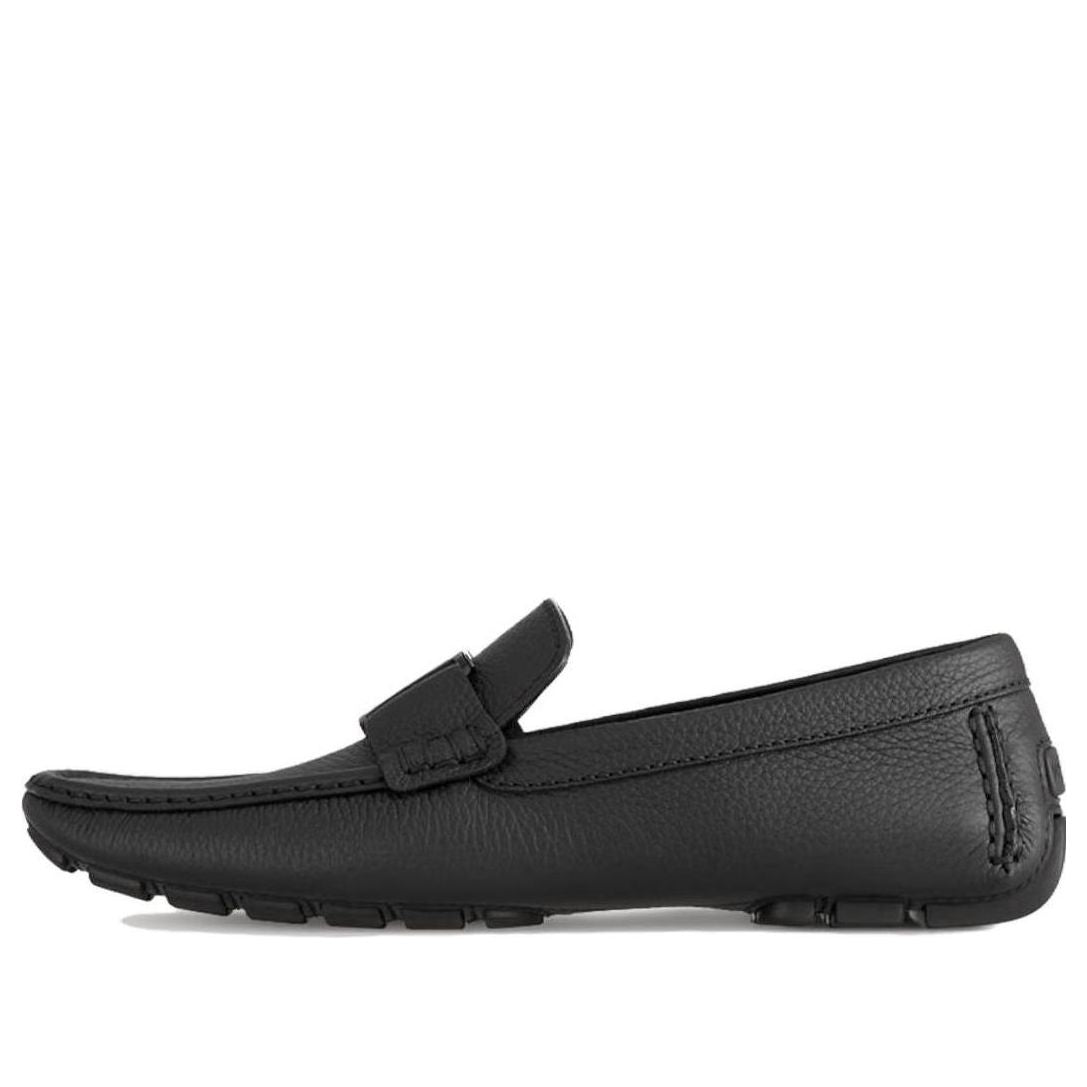 LOUIS VUITTON Monte Carlo Moccasin Shoes 'Black Plain' 1AC53Y