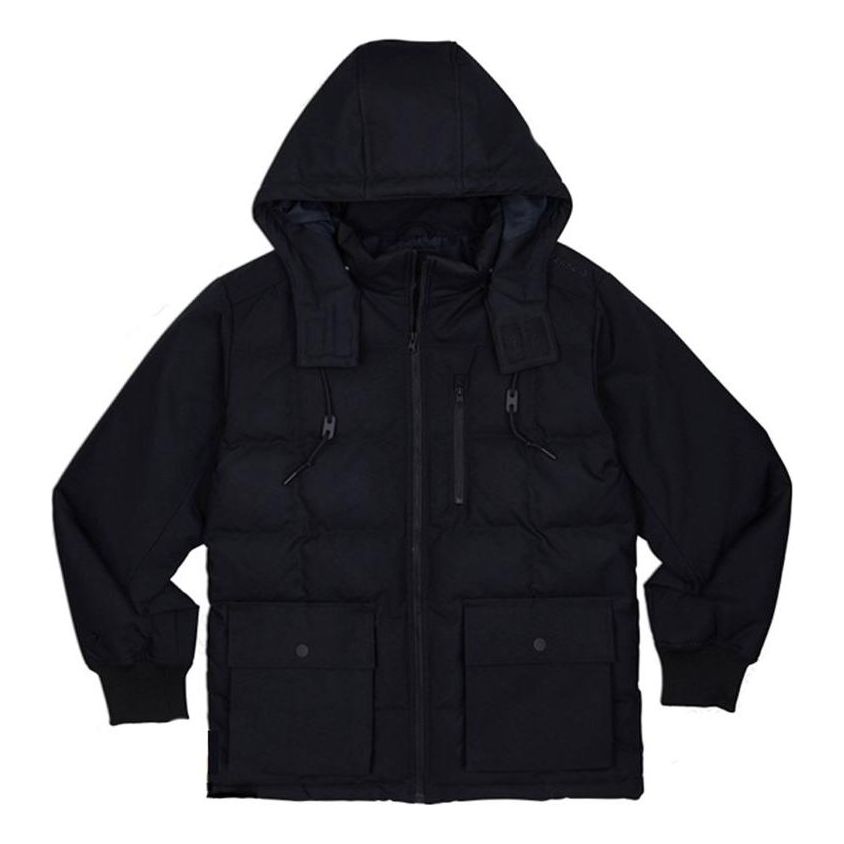 Converse Down Mid Jacket Asia Sizing 'Black' 10019986-A02