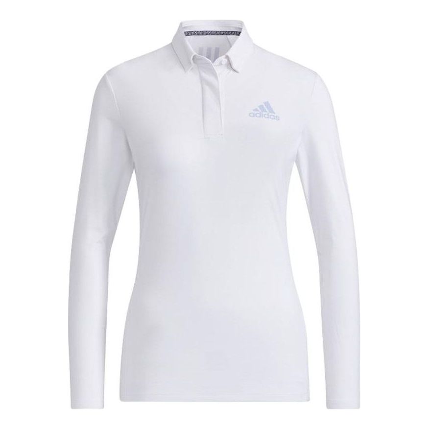 (WMNS) adidas Polo Shirt Asia Sizing 'White' GT3395