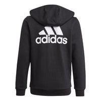 (GS) adidas Essentials Full-Zip Hoodie Asia Sizing 'Black White' GN4020