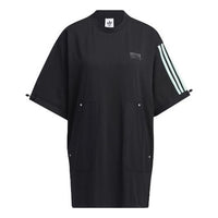 (WMNS) adidas originals Ryv Short Sleeve Top 'Black' H39025