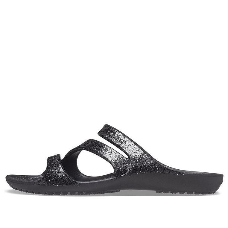 (WMNS) Crocs Kadee II Glitter Sandals 'Black' 207315-001