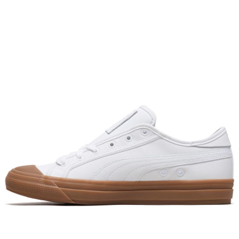 PUMA Capri Leather White/Brown 369244-03
