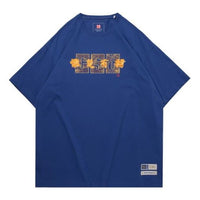 Li-Ning Printing Short Sleeve Blue AHSQ541-2