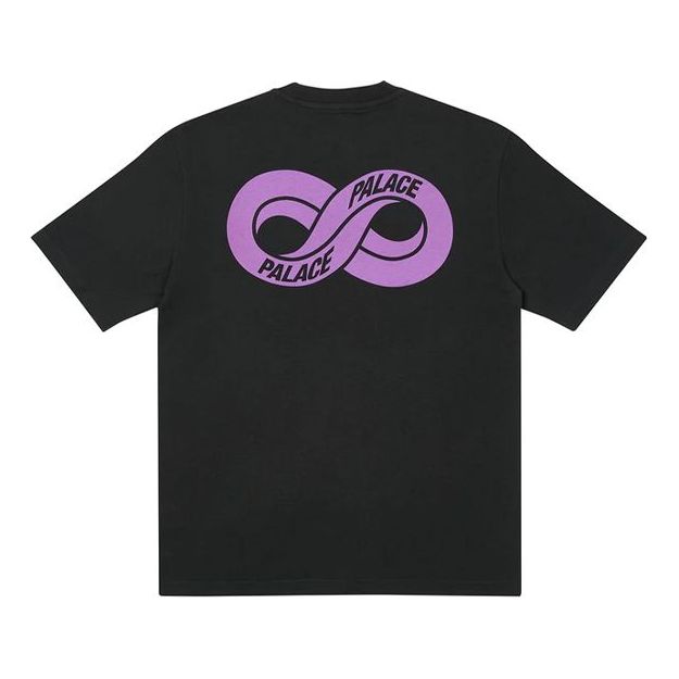 PALACE x INFINITY Unisex Logo Loose Round-Neck Black P20TS038