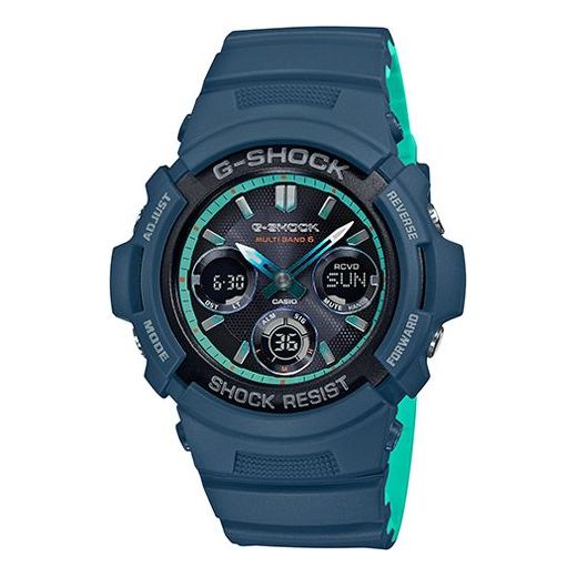 CASIO G-Shock Analog-Digital 'Blue' AWG-M100SCC-2A