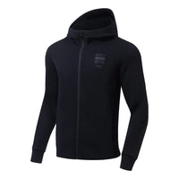 Li-Ning Logo Training Regular Fit Hooded Jacket 'Black' AWDT113-1