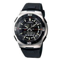 CASIO Sports Mens Black Analog/Digital Combo AQ-164W-1A2021