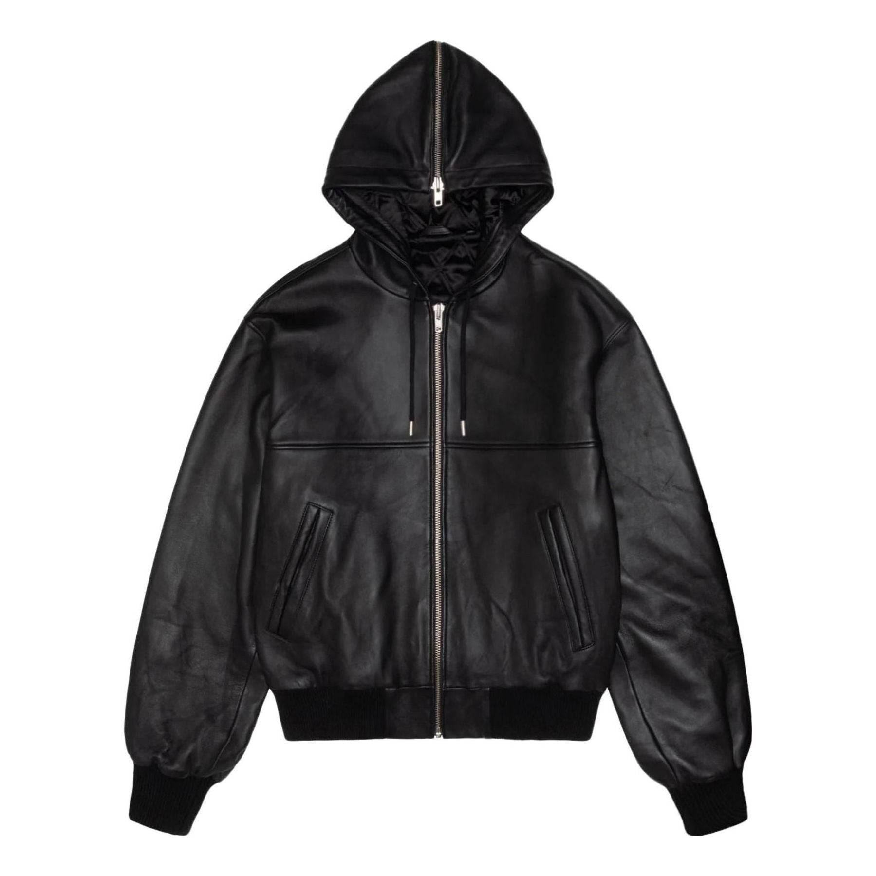 Stussy SS Link Leather Bomber 'Black' 115739