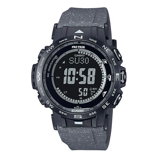 CASIO Waterproof Sports Solar Powered Mens Black Analog PRW-30ECA-1JR