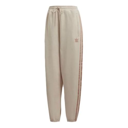 (WMNS) adidas Cuffed Sweatpants 'Linen' GM6699