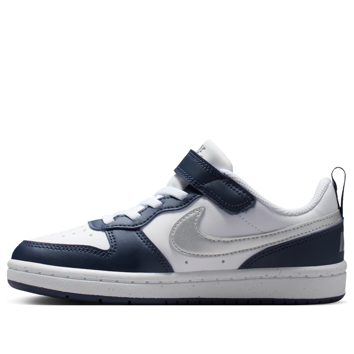 (PS) Nike Court Borough Low Recraft 'White Silver Navy'  DV5457-135