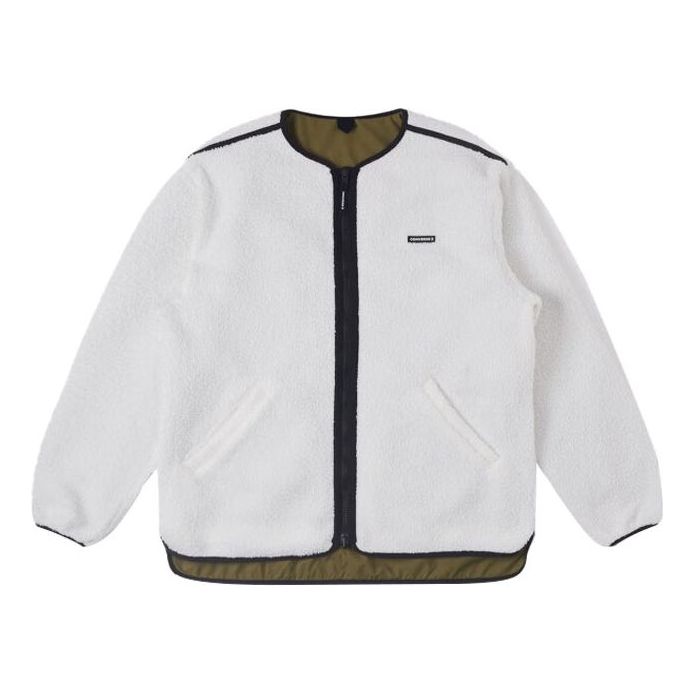 Converse Sherpa Transitional Jacket Asia Sizing 'White Black' 10025263-A02