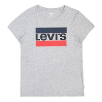 Levis Round Neck Printing Short Sleeve Gray 17369-0303