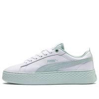 (WMNS) PUMA Smash Platform White/Green 366487-07