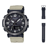 Men's CASIO Protrek Series Fully Automatic Calendar Strap 100m Waterproof Solar Powered Quartz Watch Mens PRW-6600YBE-5