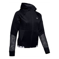 (WMNS) Under Armour MOVE Mesh Inset Hooded Jacket Black 1354360-001