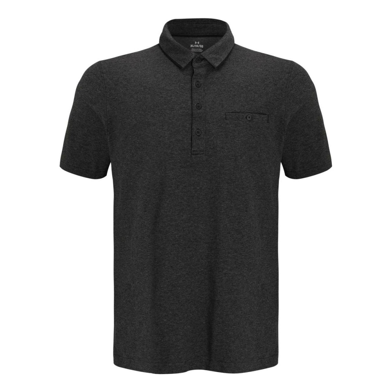 Under Armour Luxe Polo Shirt 'Black' 1377363-001