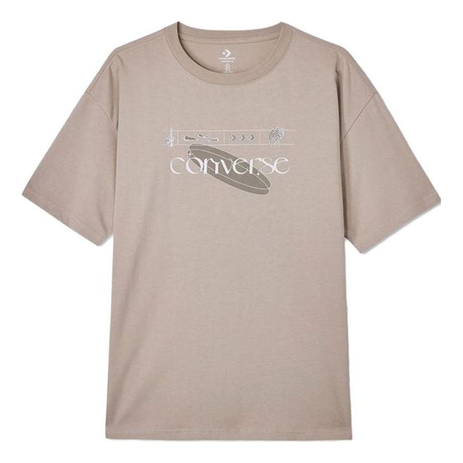 Converse Logo T-Shirt Asia Sizing 'Milk Chocolate' 10024870-A02