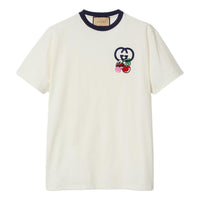 Gucci Cotton Jersey T-Shirt With Patch 'Off White' 785345-XJGIK-9088