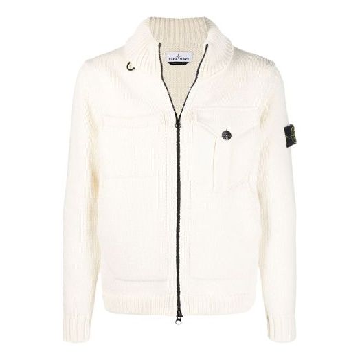 STONE ISLAND Cardigan Jacket 'Beige' 7515548A4-V0099