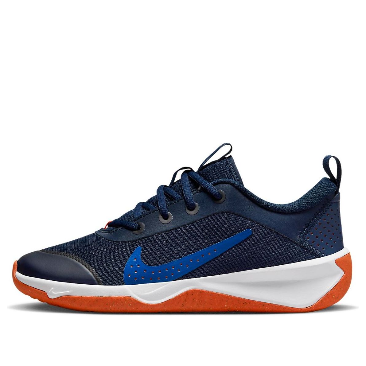 (GS) Nike Omni Multi-Court 'Midnight Navy Safety Orange' DM9027-400
