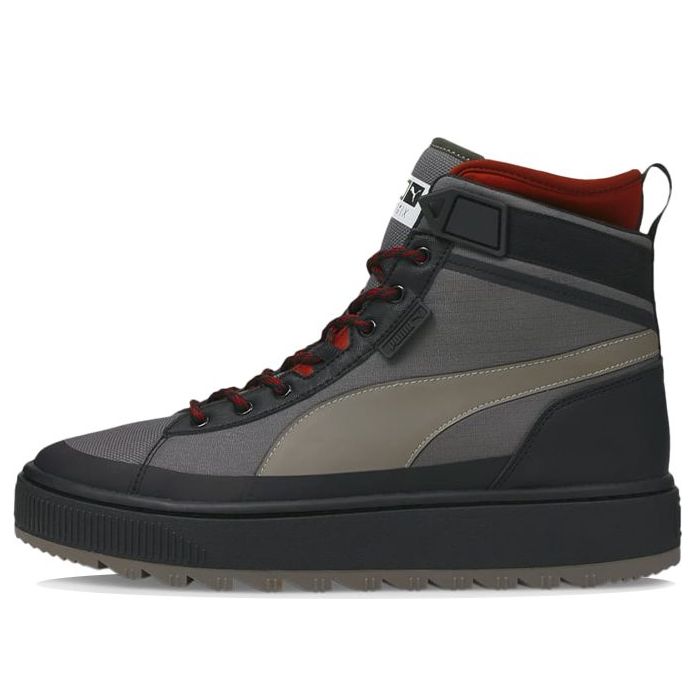 PUMA Unisex Suede WTR Mid-Top Sneakers Black/Grey 380708-02