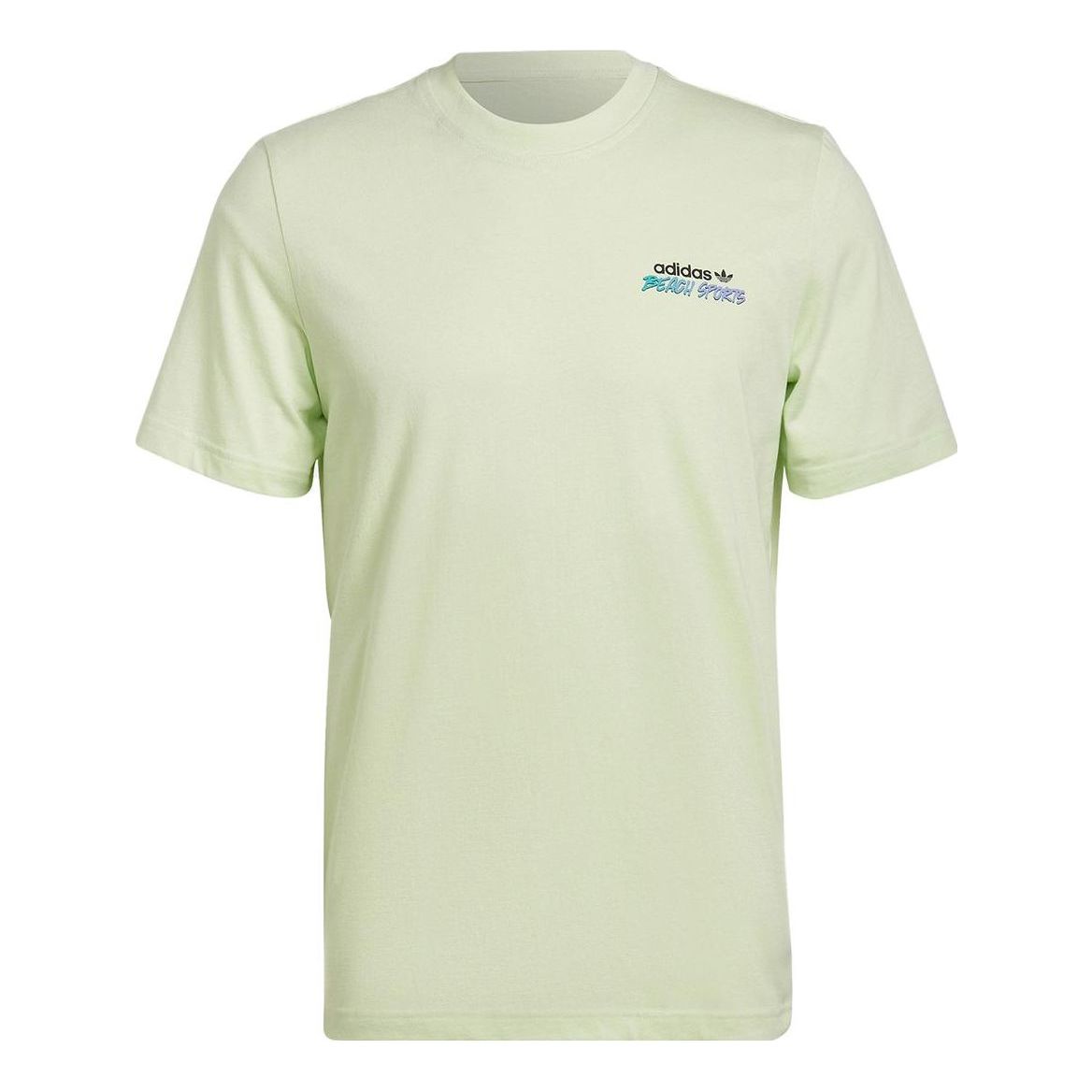 adidas originals Graphic Stoked Fish Flowers T-Shirt 'Green Purple' HF4866