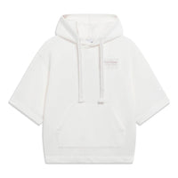 Li-Ning Counterflow Map Graphic Short Sleeve Hoodie 'White' AWDT535-1