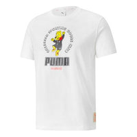 PUMA x HARIBO Print Leisure Sports Crewneck Short Sleeve White 532763-02