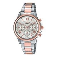 CASIO SHEEN Series Waterproof Calendar Display Exquisite Elegant Watch Pink Analog SHE-5520SPG-7A