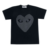 COMME des GARCONS PLAY Heart Shape Printing Short Sleeve Tee 'Black' AZ-T190-051-1