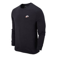 Nike Sportswear Heritage Casual Sports Round Neck Long Sleeves Black CZ5141-010