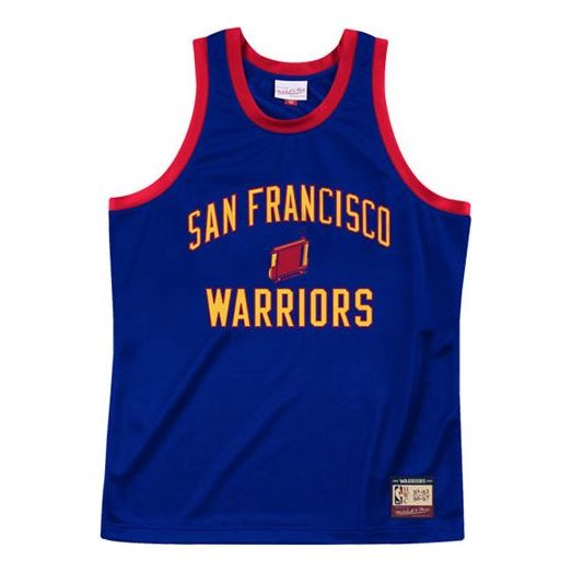 Mitchell & Ness NBA CANOTTA BASKET NBA TEAM HERITAGE TANK 1962-66 SANWAR ORIGINAL TEAM COLORS TTNKGS18507-GSWROYA62