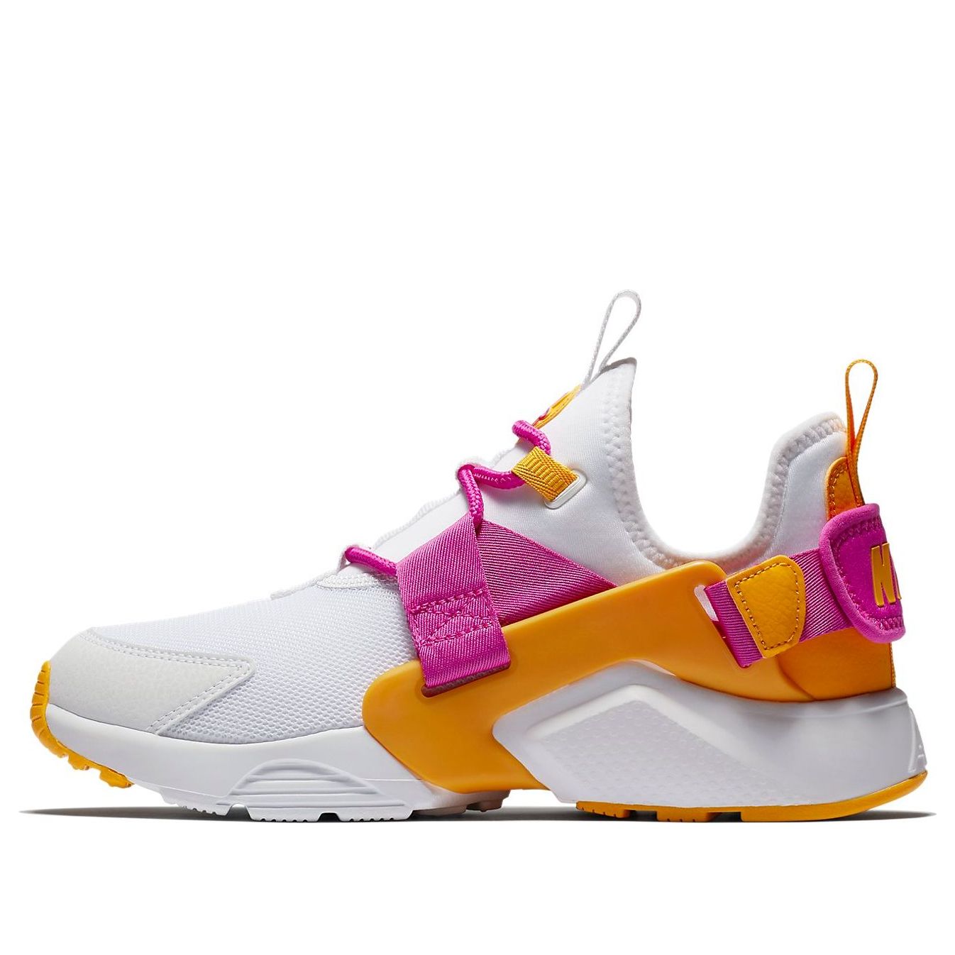 (WMNS) Nike Air Huarache City Low 'White Fuschia' AH6804-102