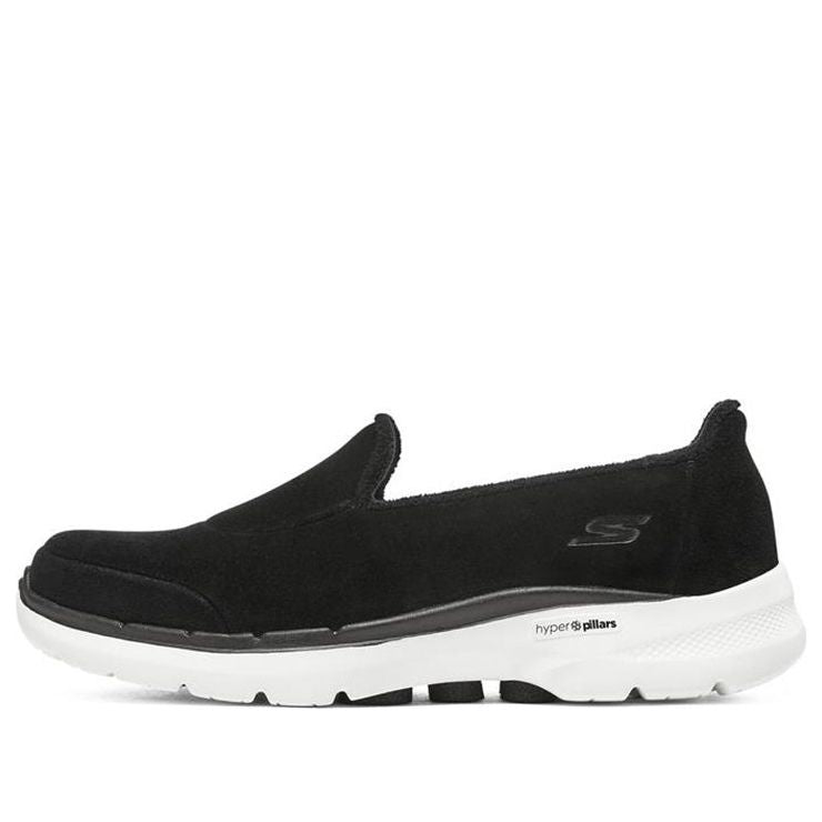 (WMNS) Skechers Go Walk 6 'Black White' 124528-BKW