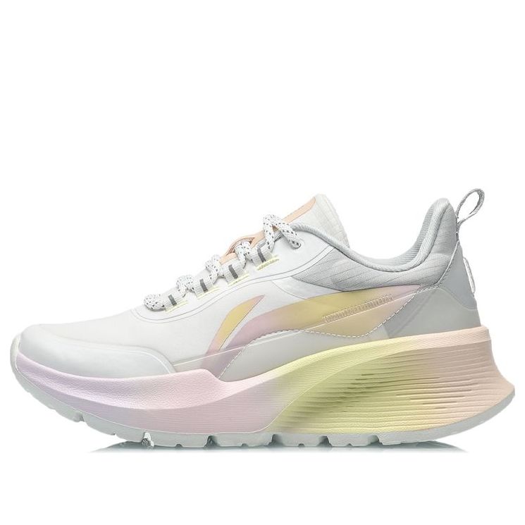 (WMNS) Li-Ning Lightweight 'White Grey Pink' ARHQ336-1