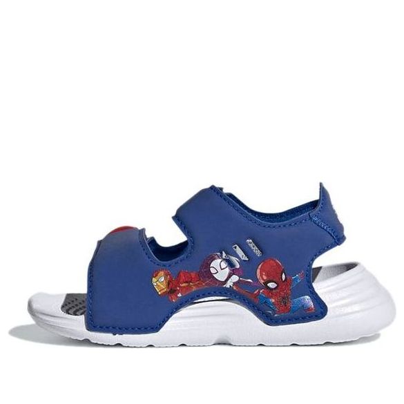 (TD) adidas Swim Blue Sandals 'Blue Red White' FY8958