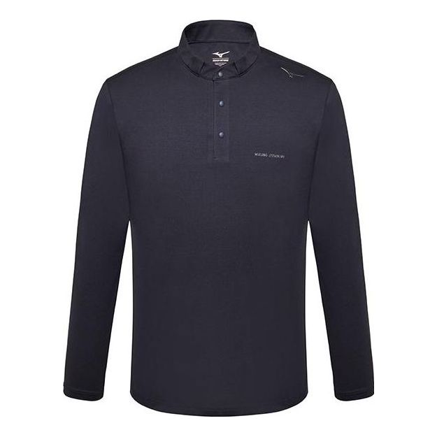 Mizuno Essential Long Sleeve Polo Shirt 'Black' K2CA34A2