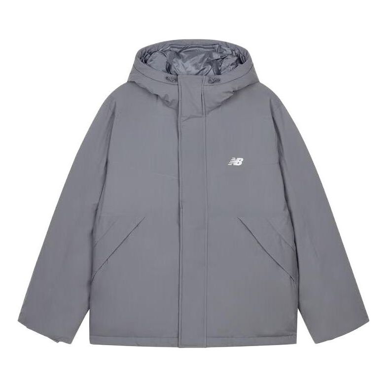 New Balance Winter Windproof Down Jacket Asia Sizing 'Grey' AMJ33322-TTM