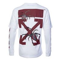 Off-White Printing Arrow Long Sleeves Loose Fit White OMAB022S201850010124