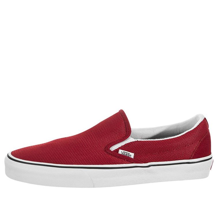 Vans Unisex Classic Slip-On Sneakers Red VN0A38F7VMK