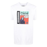 Men's NEIGHBORHOOD The Filth And The Fury Printing Short Sleeve White 201PCNHST12