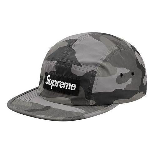 Supreme FW18 Reflective Camo Camp Cap 'Grey' SUP-FW18-161